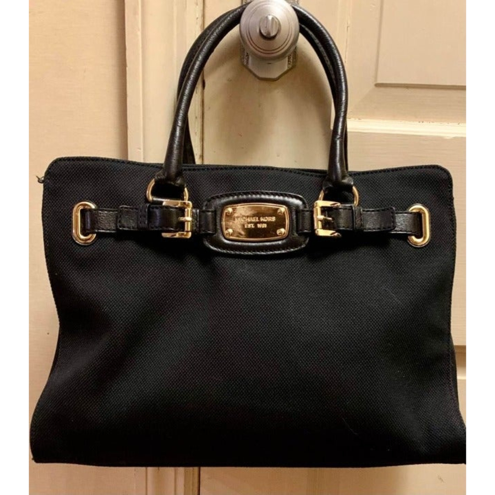 Michael Kors Black Handbag Tote Purse